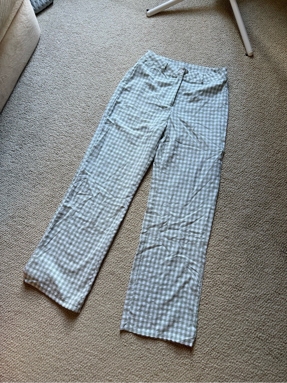 Women’s SHEIN checkered linen pants